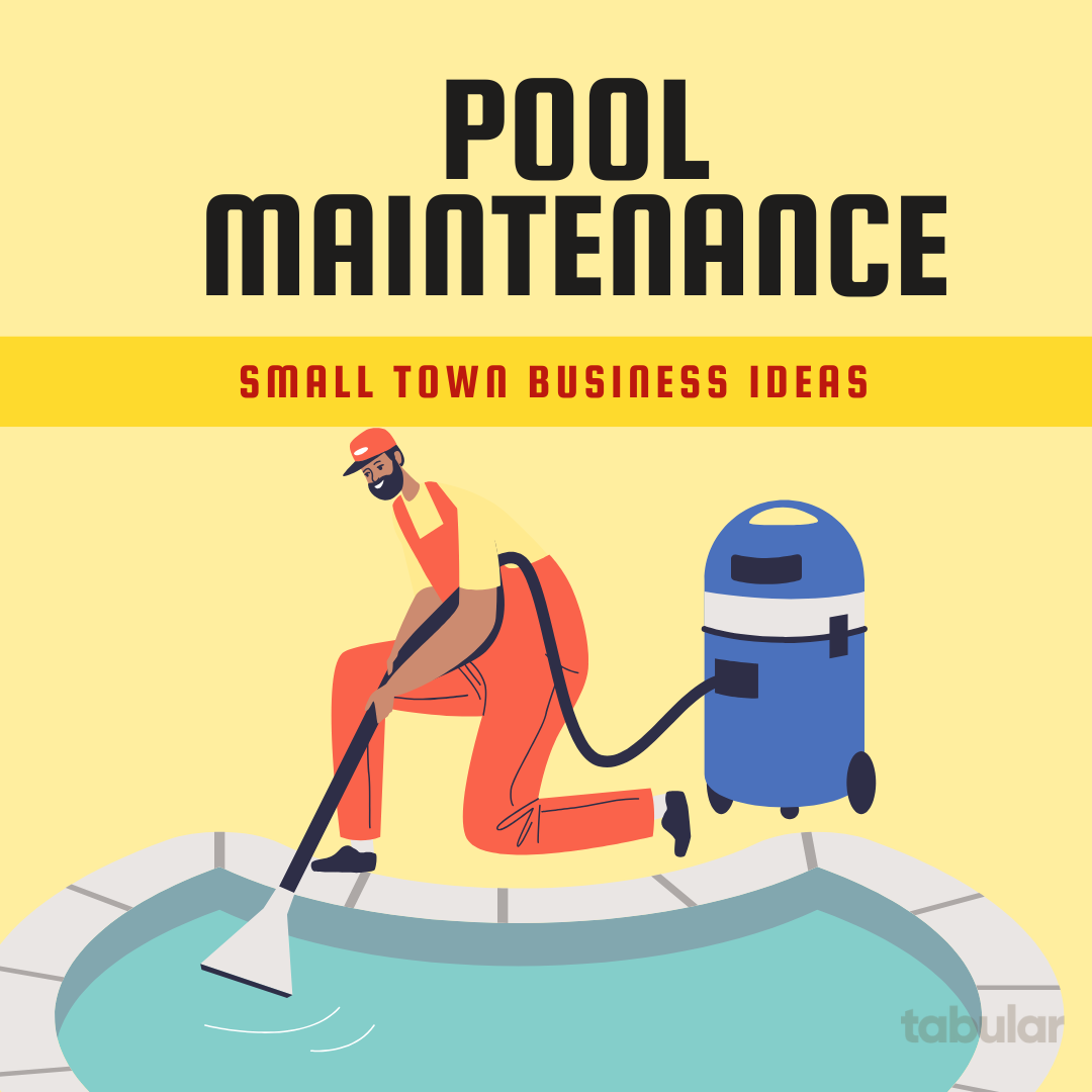 Small town business ideas: Pool Maintenance.
